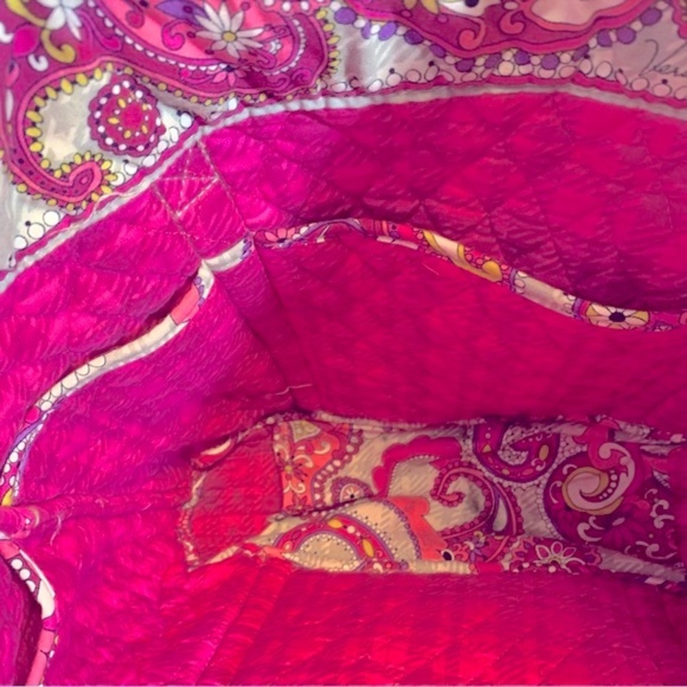 Vera Bradley Paisley Meets Plaid Tote Bag - Picture 10 of 13